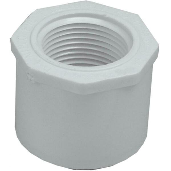 1-.50 in. X 1 in. PVC Reducing Bushing, Genova Products, Mfr#: 34250